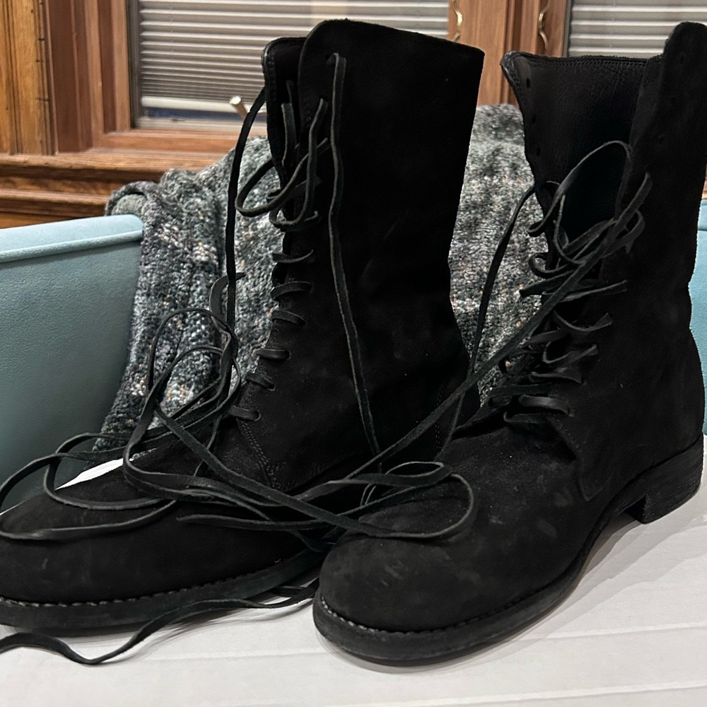 DRAFT Guidi lace up boots